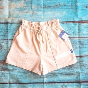 Arizona Jean Co Oatmeal Cream High Waist Shorts Size Extra Small NWT